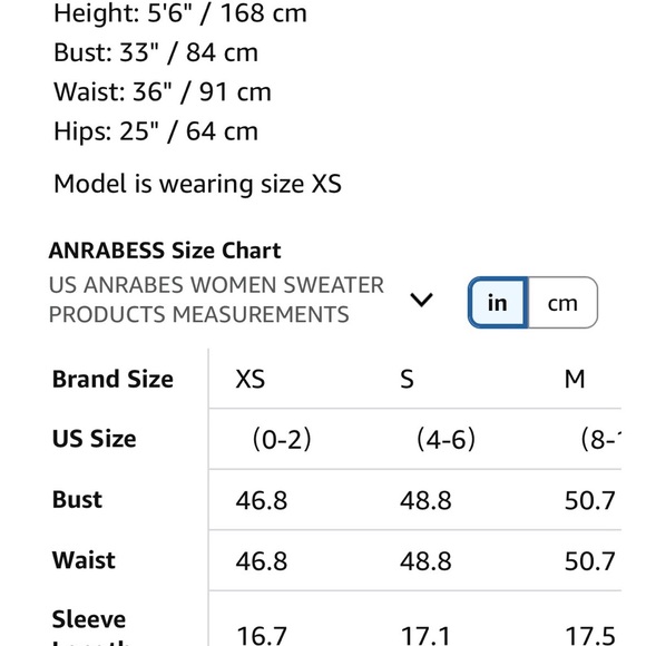 Anrabess Women’s Oversized Pullover Sweater Fuzzy Knit in Almond Size Small - Picture 12 of 12